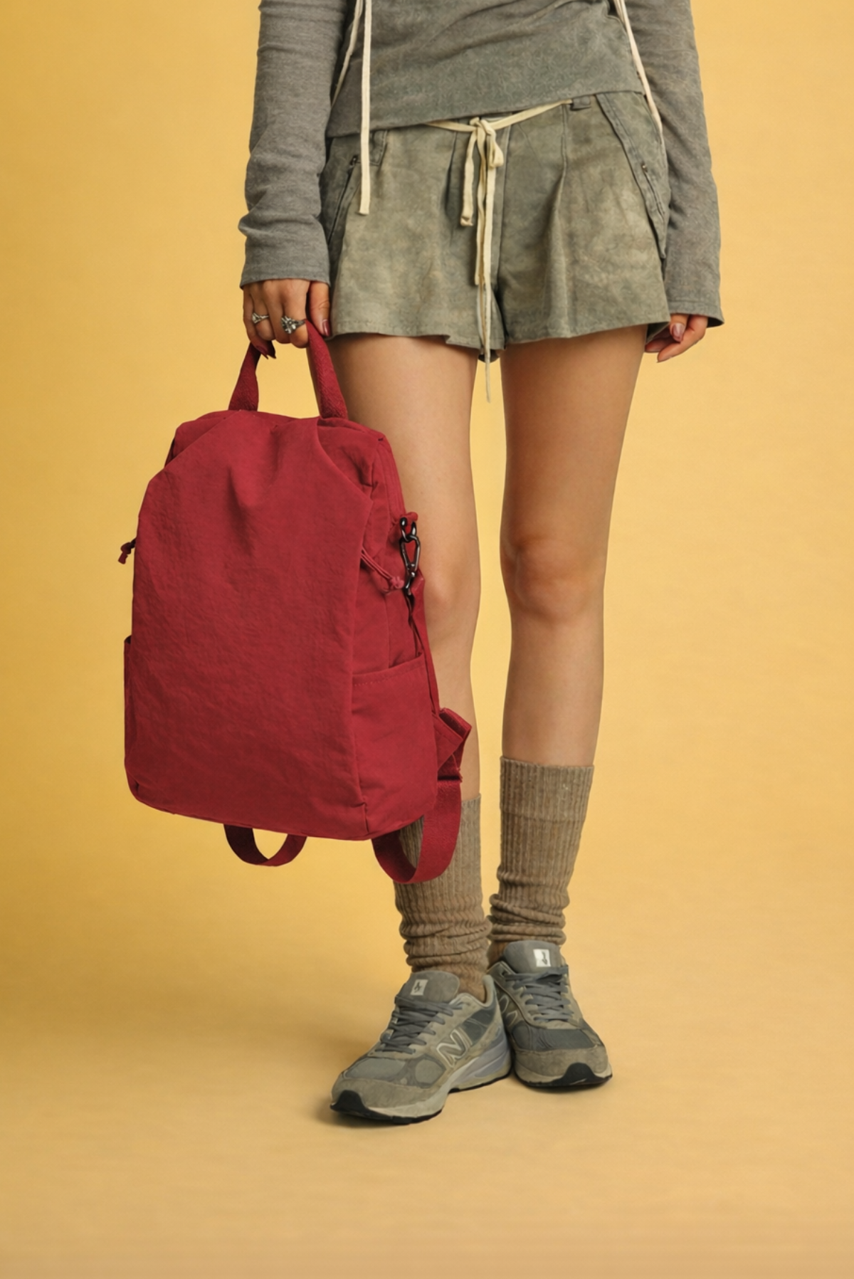 travel backpack aesthetic