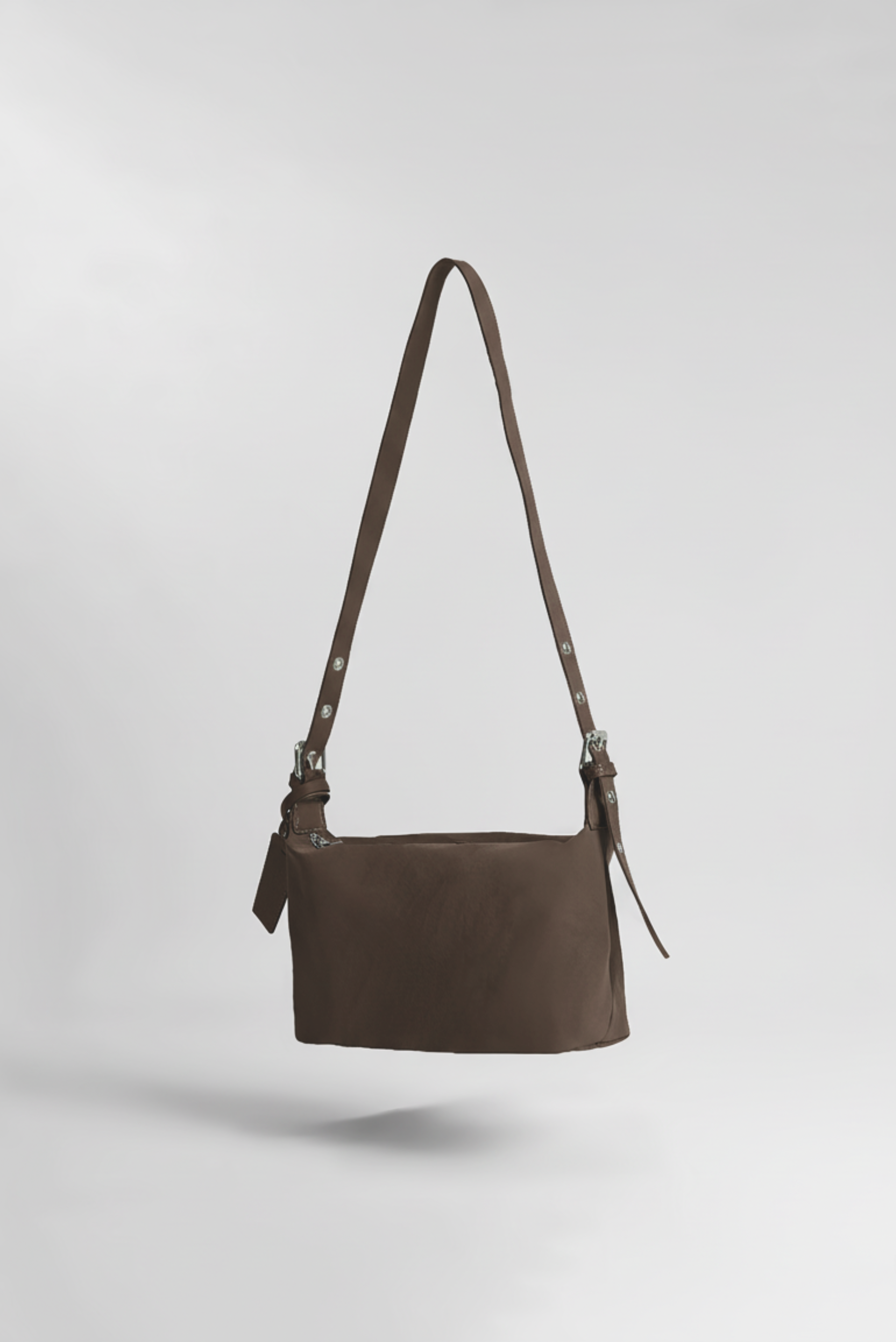 THE DEMI CROSSBODY BAG (BROWN)