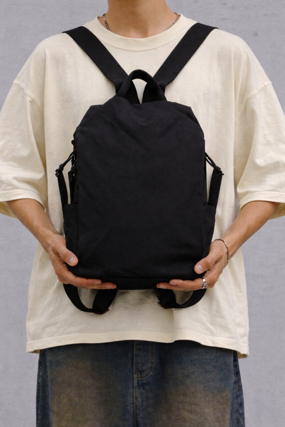 Black Backpack for Men & Women — Laptop Bag | Part Time Saints Black Backpack for Men & Women — Laptop Bag | Part Time Saints