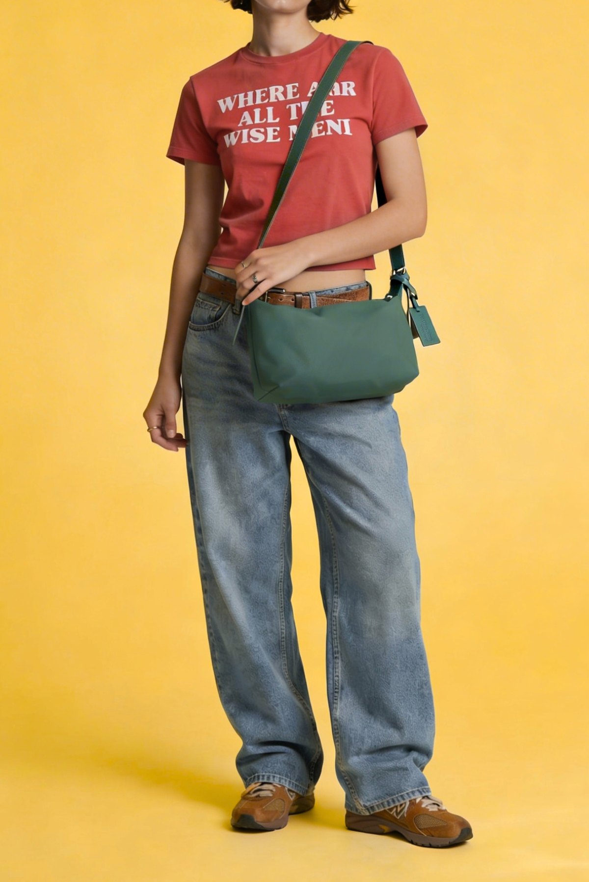 THE DEMI CROSSBODY BAG (GREEN)